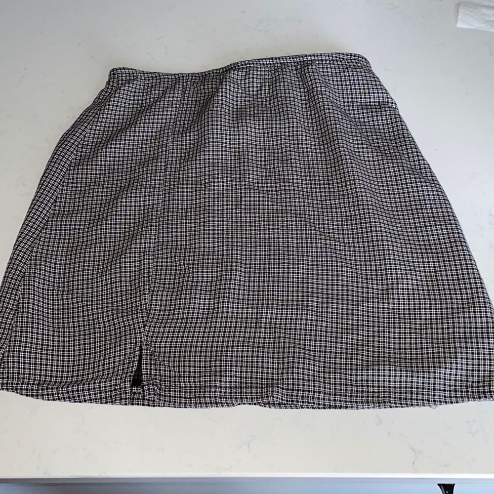 Plaid Mini Skirt